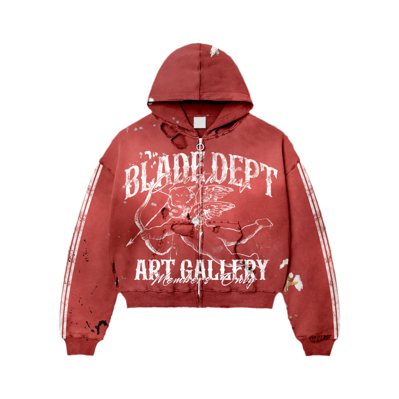 BLADE DEPT Red Hoodie